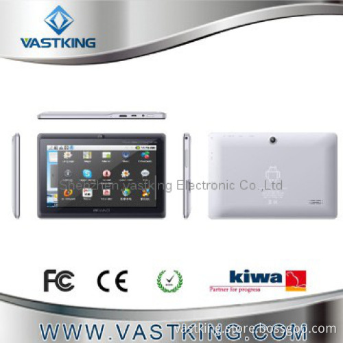 tablet pc android,7 inch Allwinner A13,TFT screen,2600mah